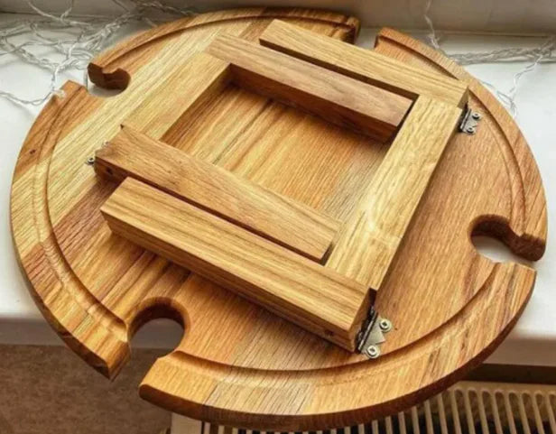 Mesa de picnic plegable de madera