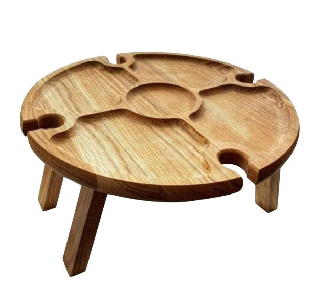 Mesa de picnic plegable de madera